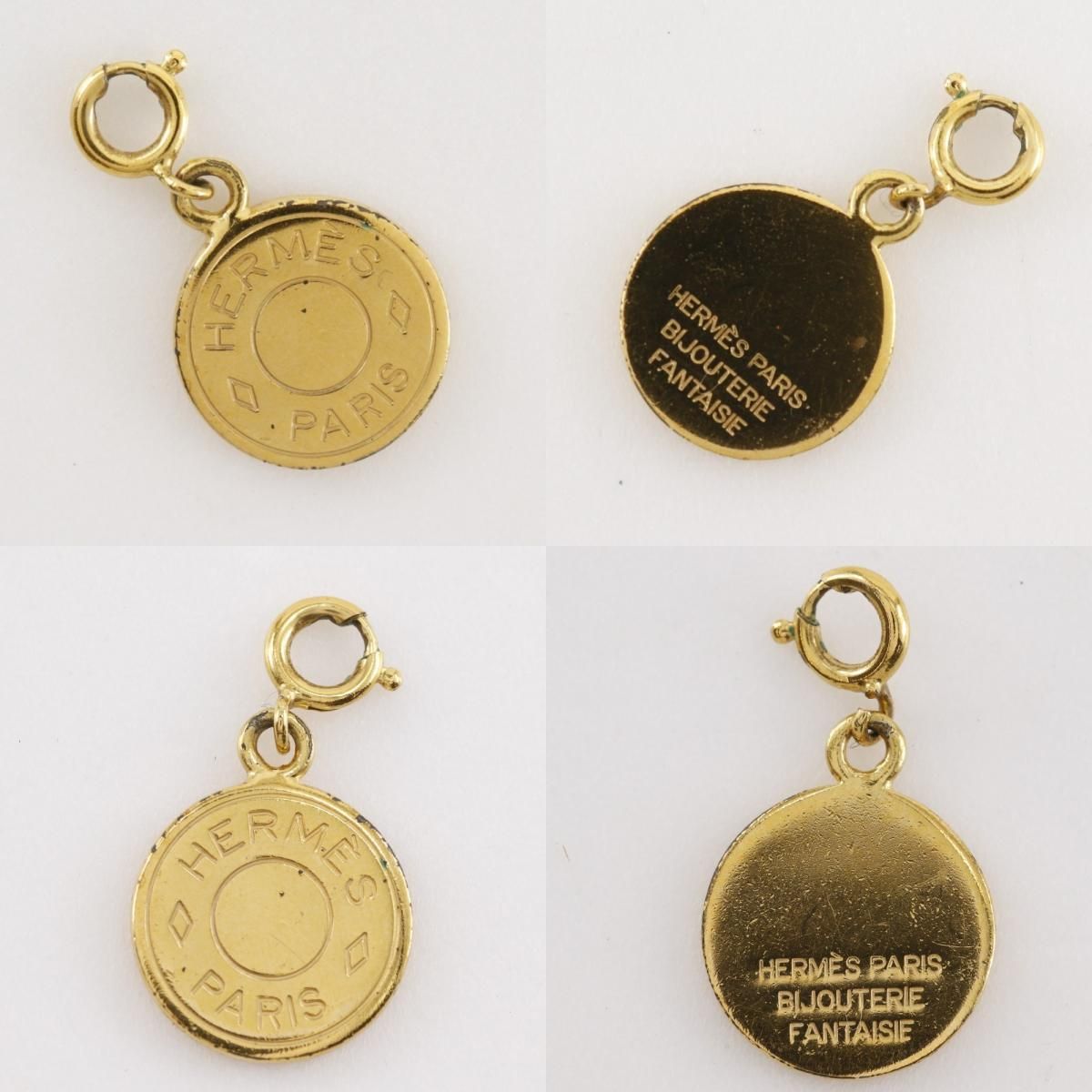 HERMES】エルメス セリエ ブローチ2点セット BIJOUTERIE FANTAISIE