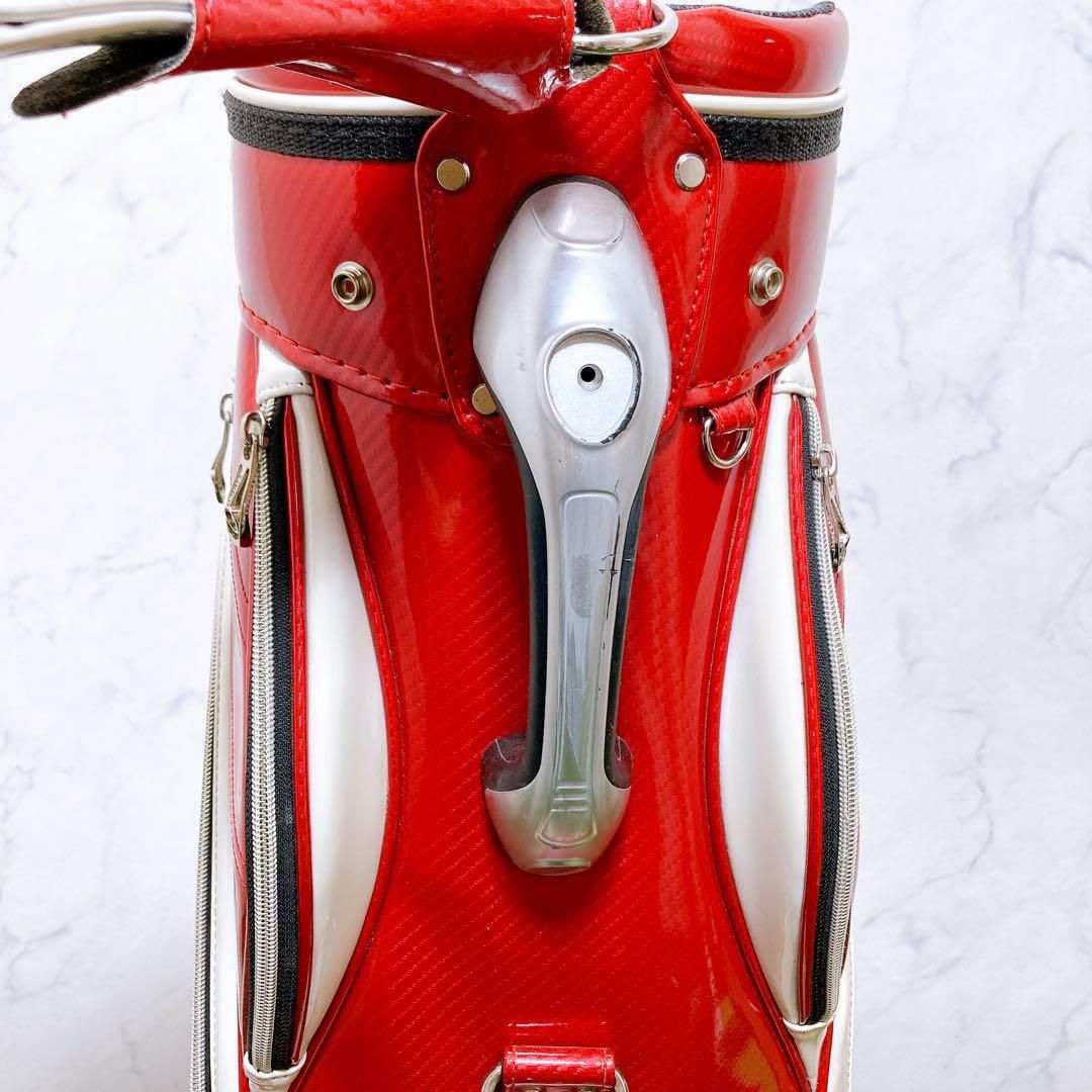 【限定モデル】HONMA エナメル素材　キャディバッグ キャディバッグ】ホンマ ゴルフ モグラ エナメルモデル 限定