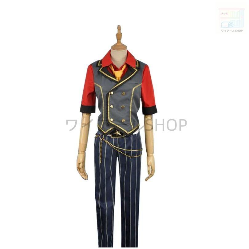 あんさんぶるスターズ 宵の宴 バンドアンサンブル 大神 晃牙 おおがみ こうが風コスプレ衣装 演出服 変装 cosplay 仮装 二次会 イベント パ
