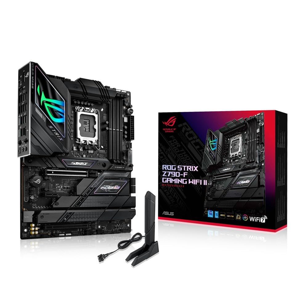 ASUS ROG STRIX Z790-F GAMING WIFI II intel 第14・13・12世代 CPU対応 LGA1700 Z790 搭載 DDR5 ATX マザーボード/国内正規代理店品 