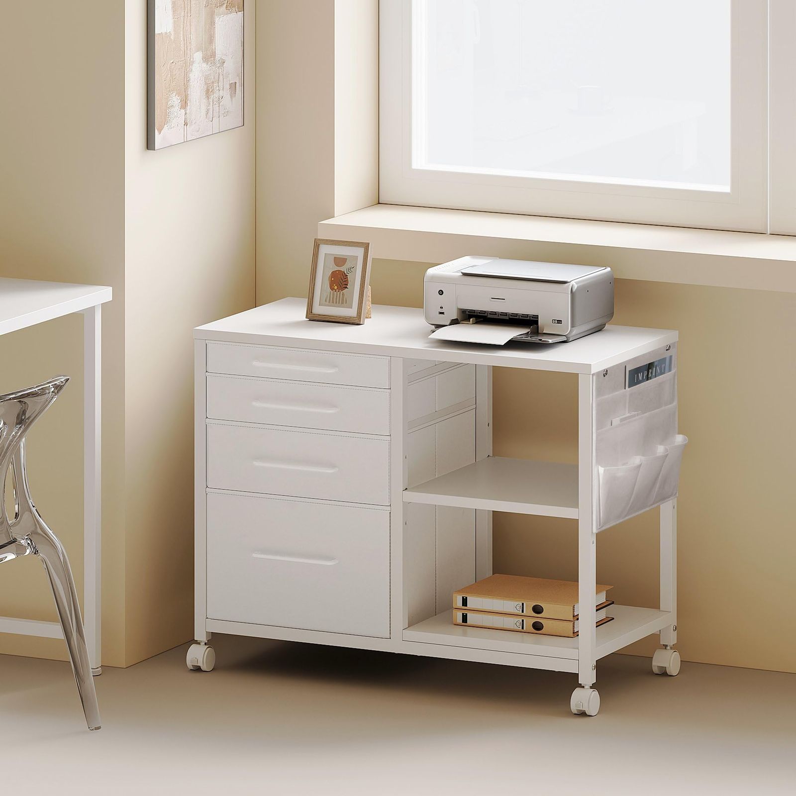 サイドキャビネット 4段