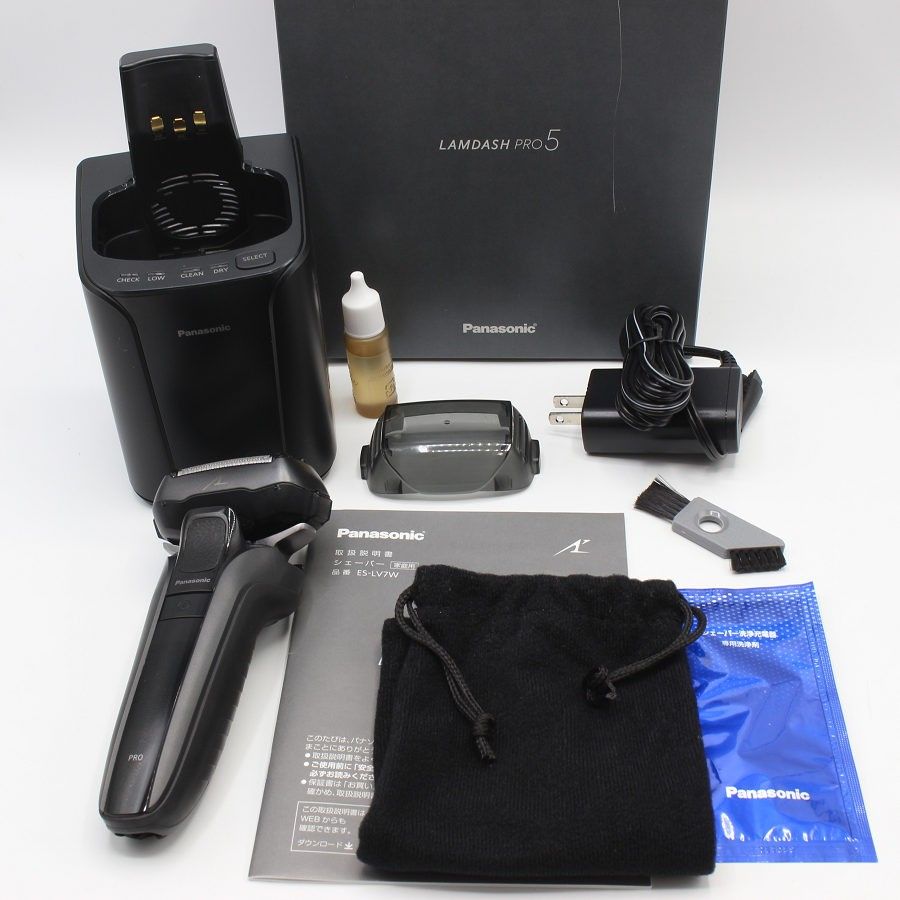 パナソニック 販売 ラムダッシュPRO 5 ES-LV7W-K ブラック メンズ