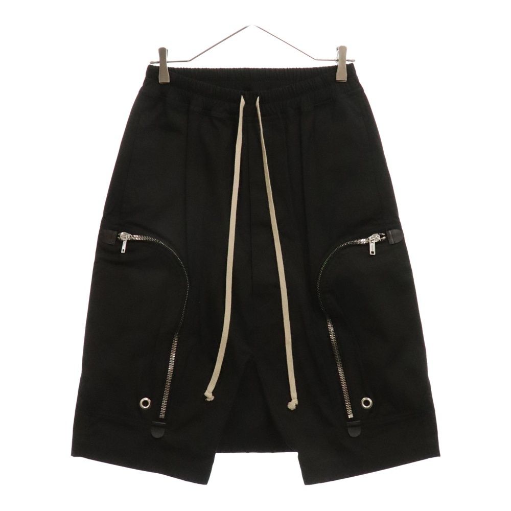 Rick Owens (リックオウエンス) 20SS TECUATL BAUHAUS PODS テクアトル期 バウハウス ポッズ サルエル ショーツ ハーフパンツ ブラック RR20S7389-TE