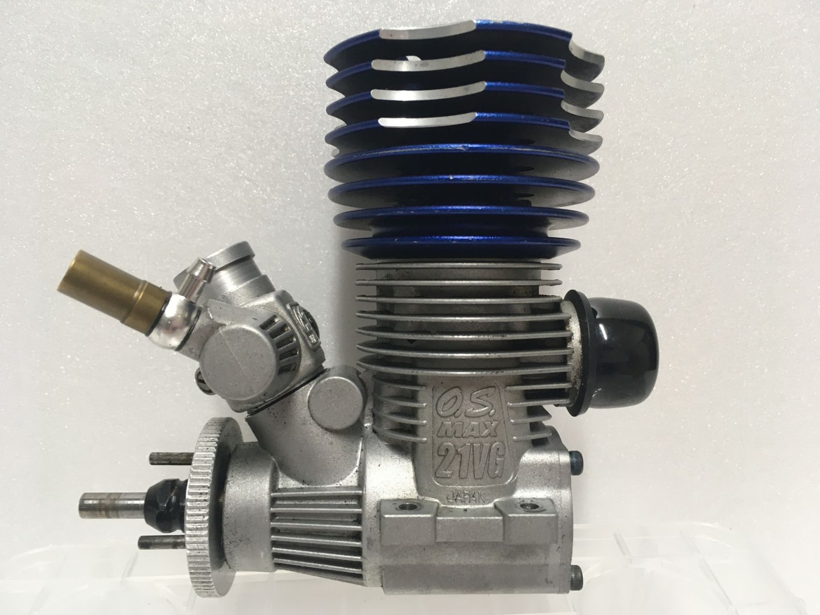 送料無料※ 小川精機 O.S. MAX 21VG エンジン 中古 ジャンク品 囗