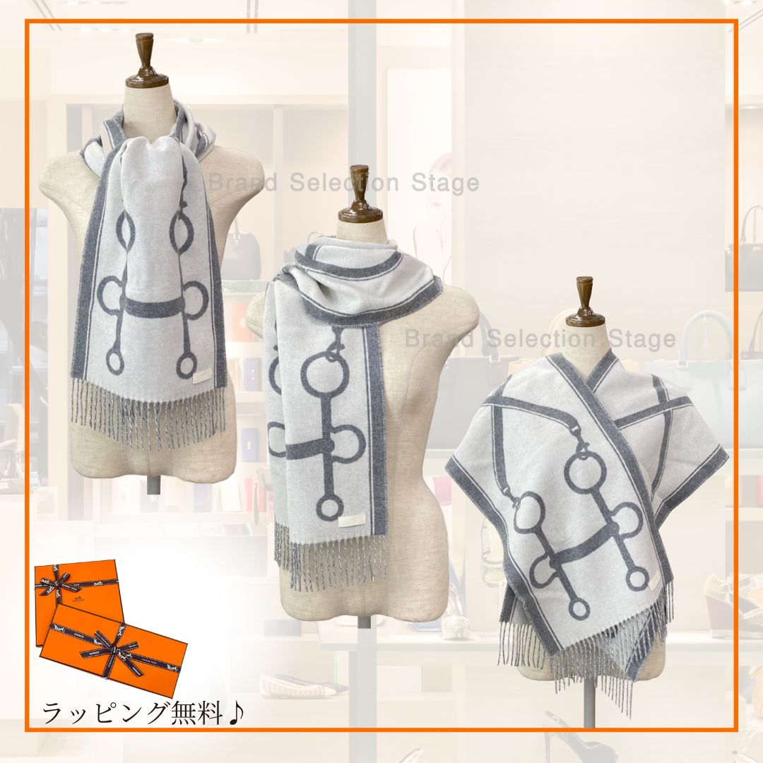 新品】HERMES エルメス マフラー カシミヤマフラー《 モール