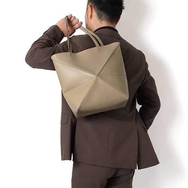 NEW LOEWE パズルフォルド トート Medium サンド◆A657G50X01 25AWモデル ロエベ LOEWE PUZZLE TOTE MEDIUM メンズ パズル