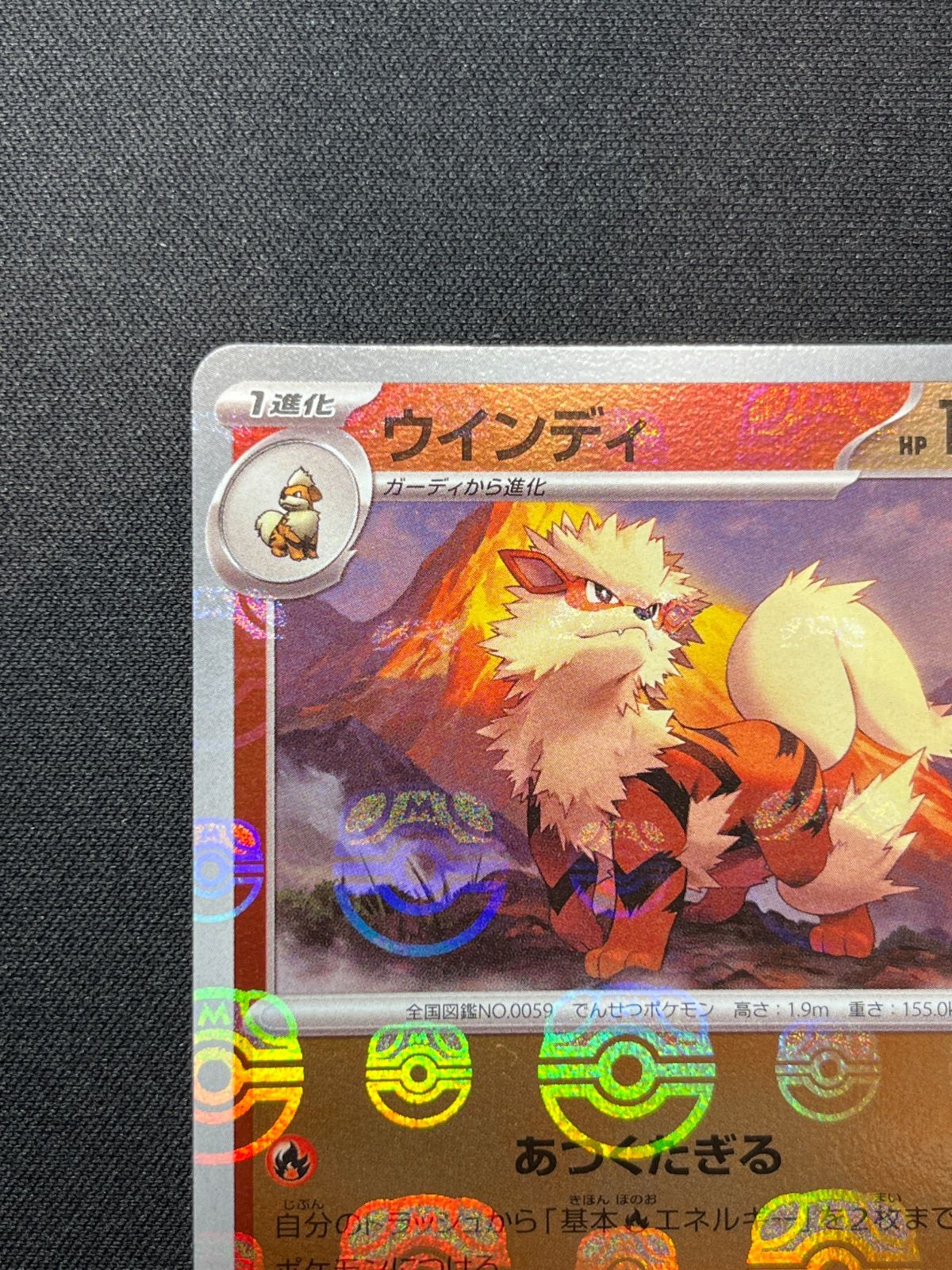 【PSA10】連番　ガーディ、ウインディ　マスターボールミラー PSA10鑑定済〕ウインディ(マスターボールミラー)【U】{059/165}