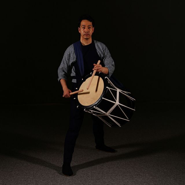 桶太鼓 桶胴太鼓 かつぎ桶太鼓 1尺6寸 鼓面 48cm 暁