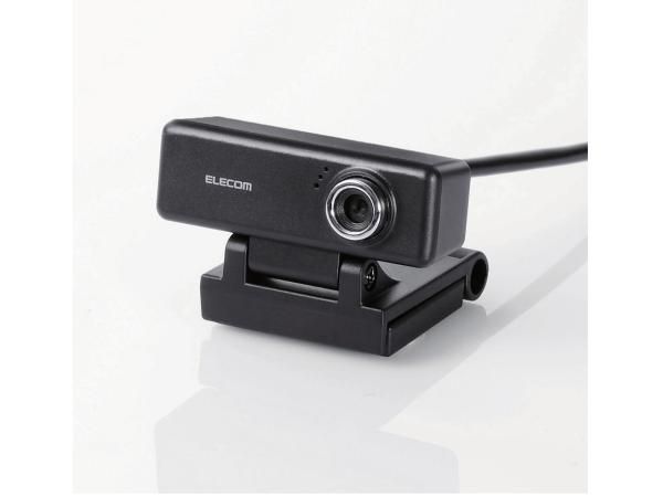 新品・在庫限即納】エレコム UCAM-C520FEBK 高画質HD対応200万画素Webカメラ(イヤホンマイク付き)(UCAM-C520FEBK)  ECJOY！ メルカリ
