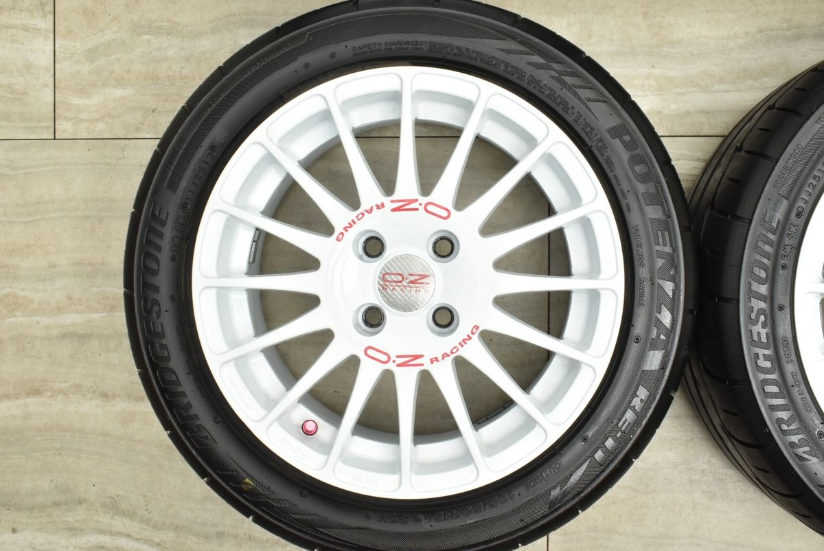 美品】OZ RACING スーパーツーリズモ WRC 15in 6.5J +37 PCD100 