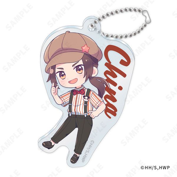 ヘタリア World☆Stars アクリルキーホルダー 8 中国 Suspenders