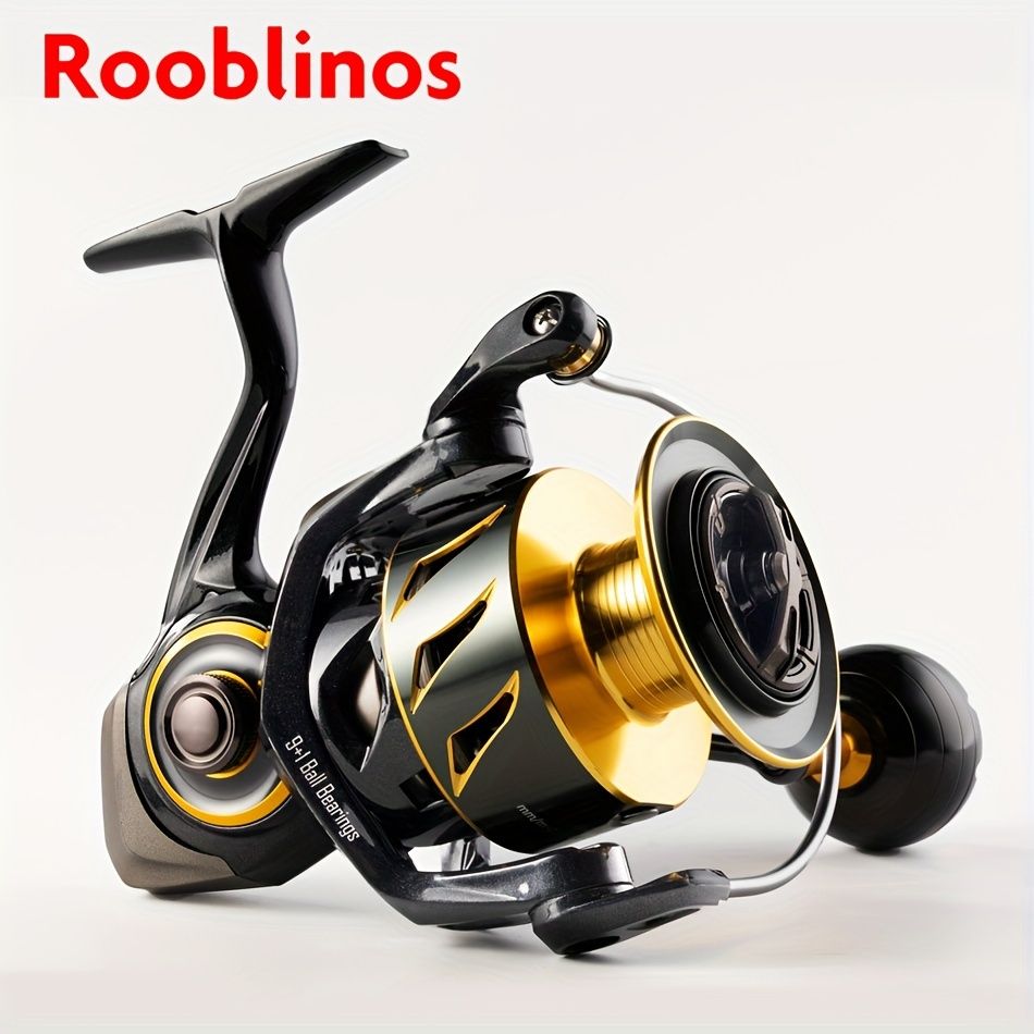 Rooblinos SW スピニングリール - 4000|6000|8000シリーズ ステンレスボディ 9 1BB 12.02KG ドラッグで長距離キャスティング対応