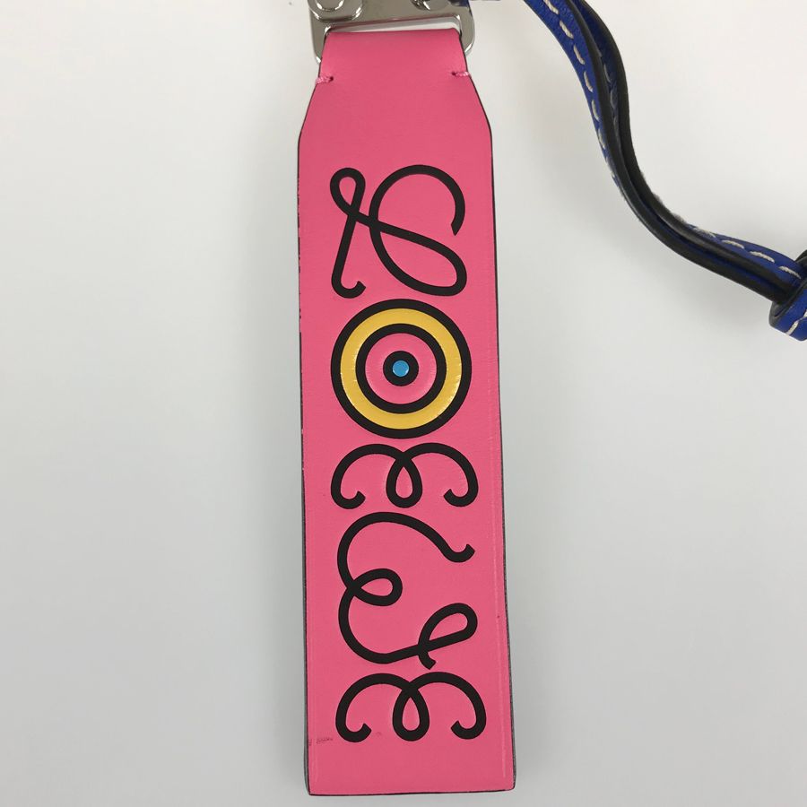 LOEWE リス型レザーキーホルダー LOEWE ロエベ リス バッグチャーム キーホルダー レザー