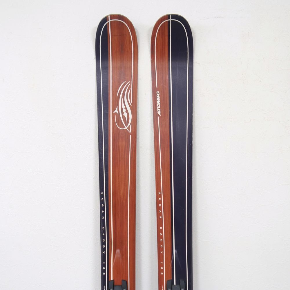 ATOMIC - アトミック ATOMIC sugar daddy 183cm シュガーダディ ビンディング MARKER COMP 14.0 スキー 基礎スキー ゲレンデ アウトドア 重量実測：3040g（ビンディング含む1本) アトミック ATOMIC sugar daddy 183cm シュガーダディ