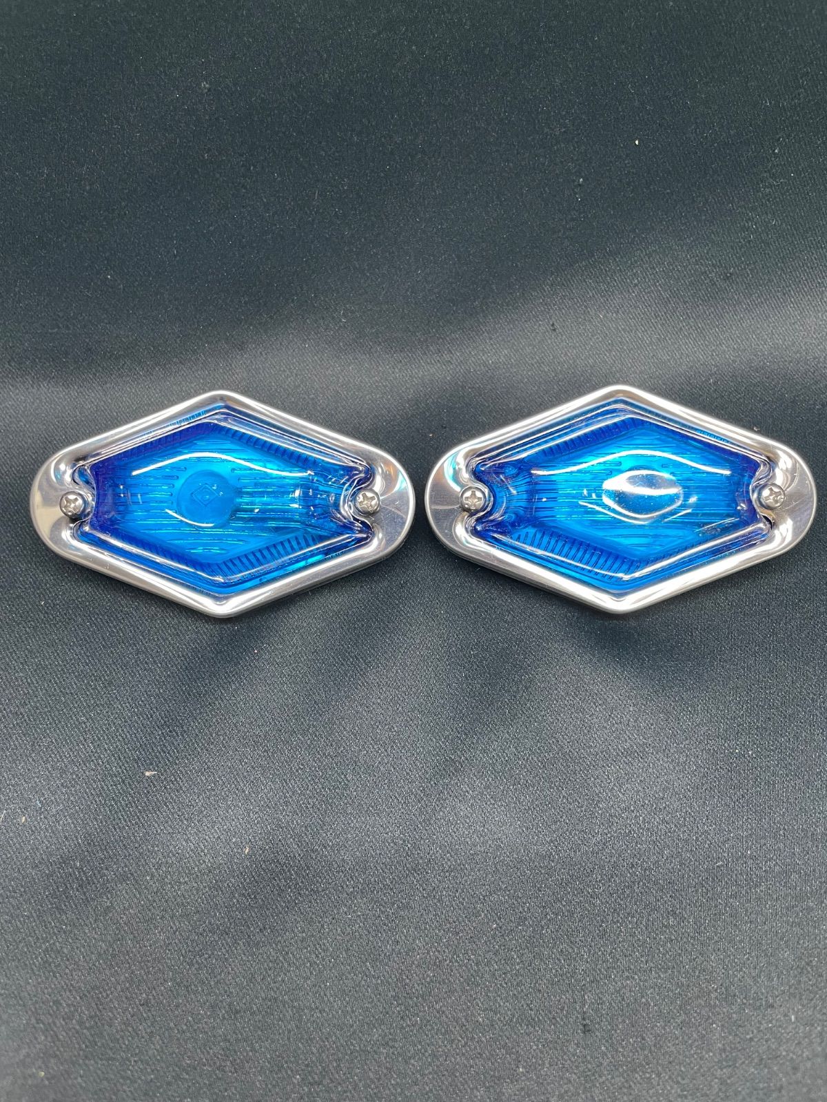 S-84 菱型マーカーランプ ブルー 2個 空 青 ひし型マーカー IS