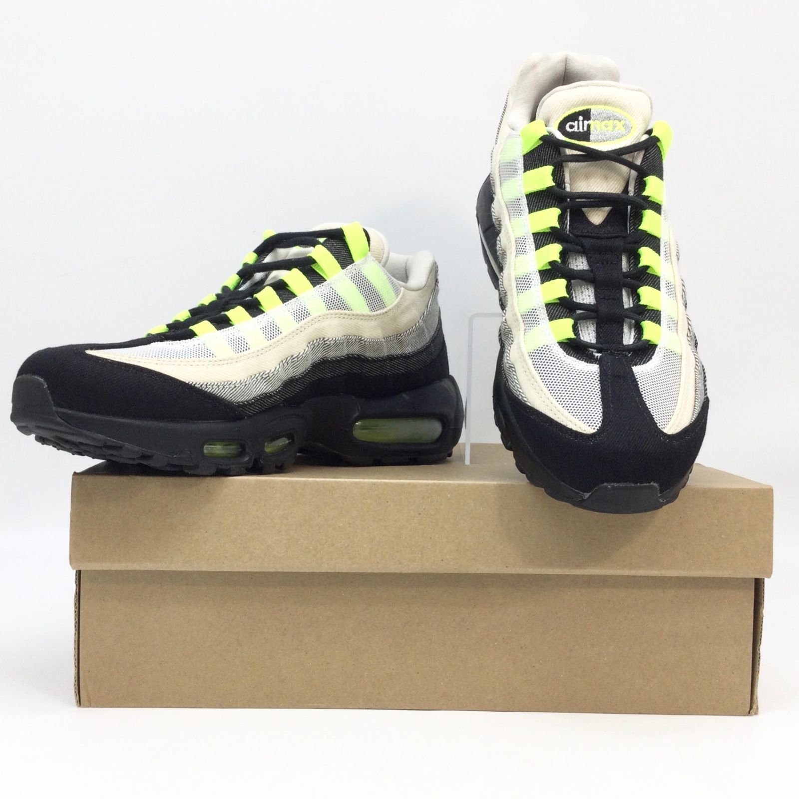 6071 NIKE AIR MAX 95 DENHAM DD9519-001 26cm き ナイキ エアマックス95 デンハム コラボモデル ボルト系 スニーカー