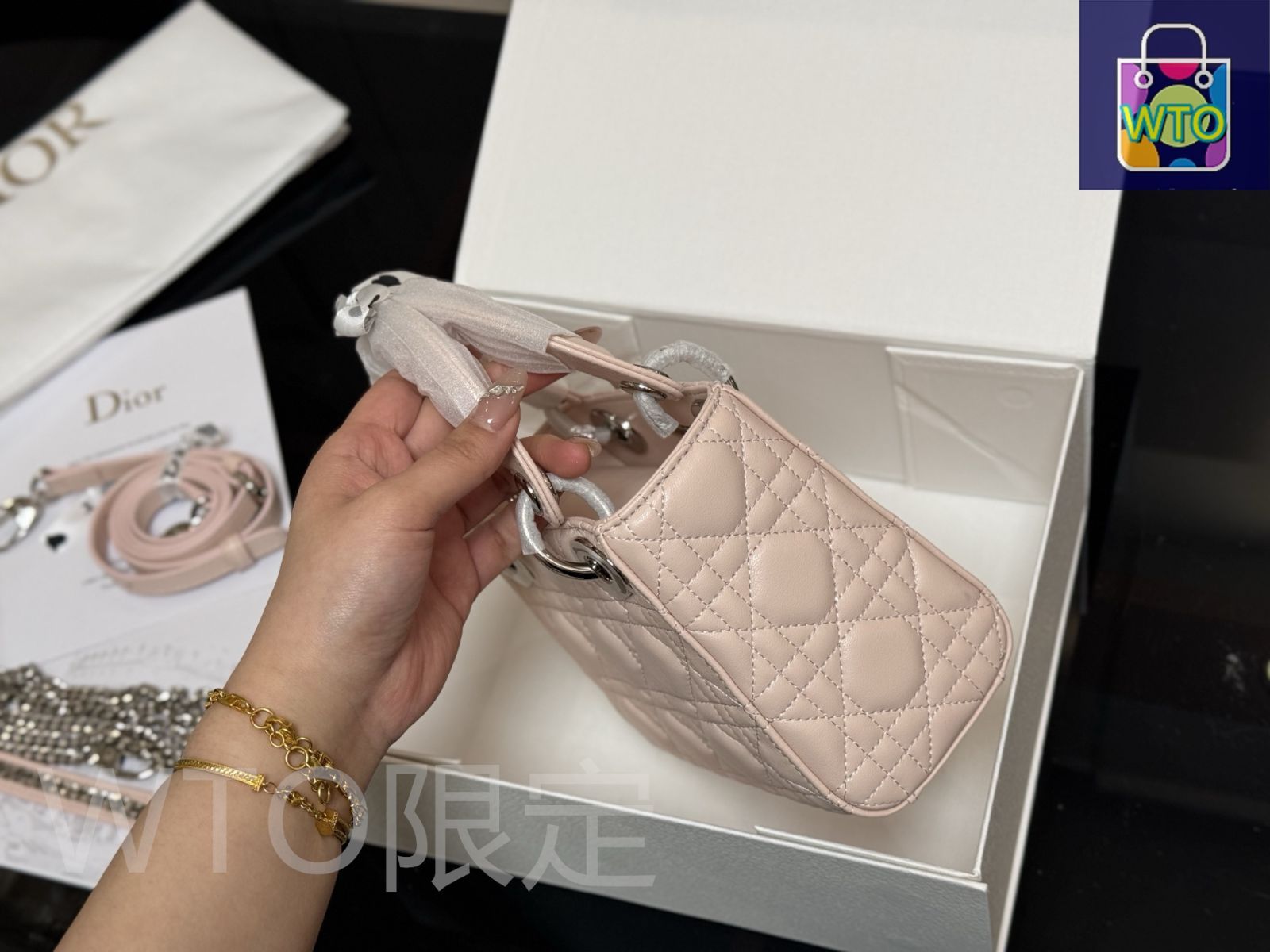 今日 Dior Lady Dior ラムスキンバージョン ディオール レディー ディオール ラムスキンバージョン -WTO輸入2 DECORATOM_COM_BR