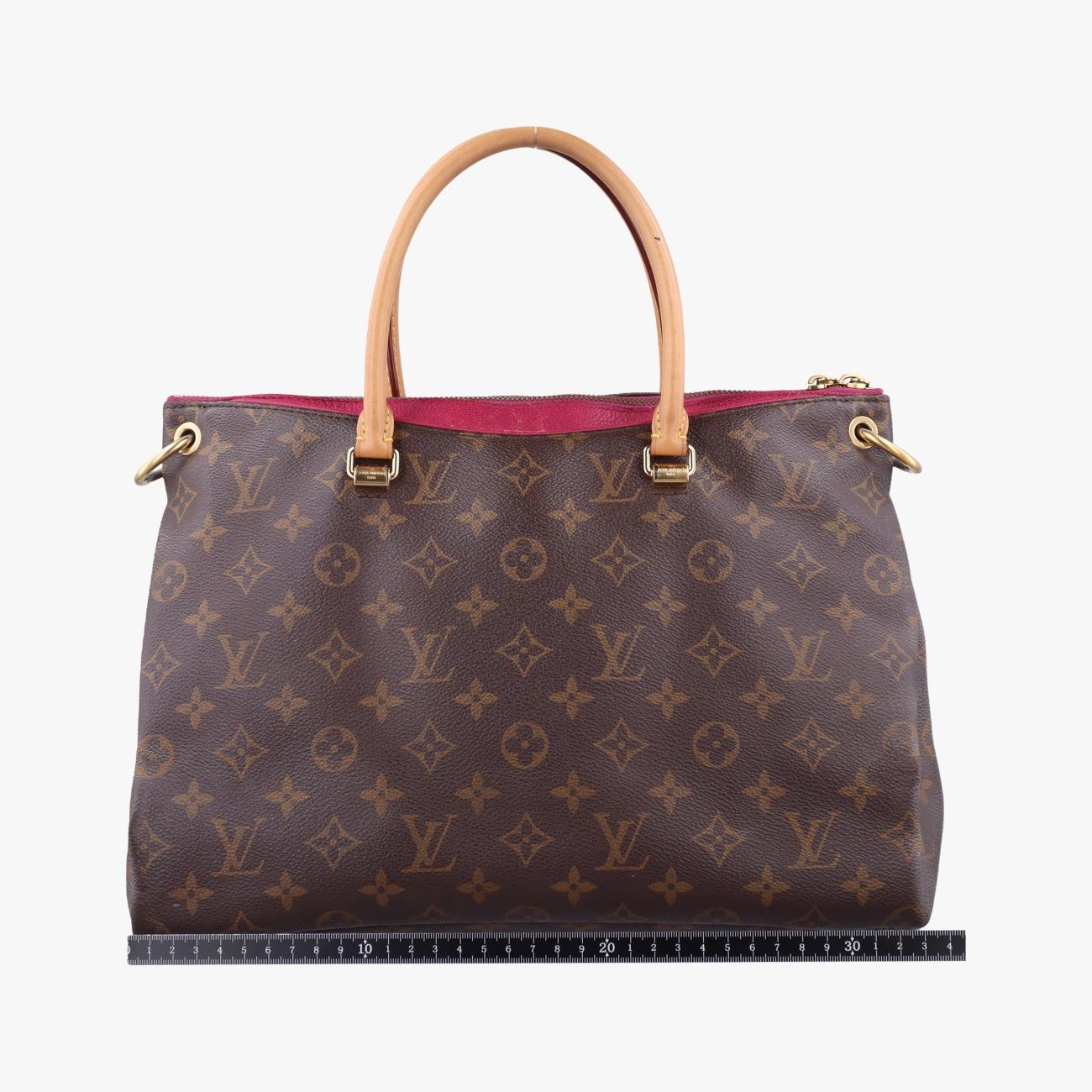 ルイヴィトンLouis Vuittonパラスモノグラム ブラウン系×マロン×ローズリッチモノグラムキャンバス×カーフレザーM50067CA0146