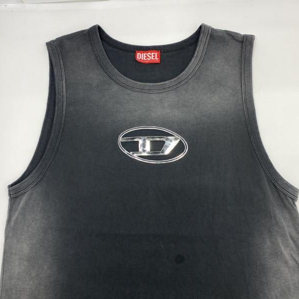 中古】DIESEL T-BRICO フェードタンクトップ ブラック サイズM A13601