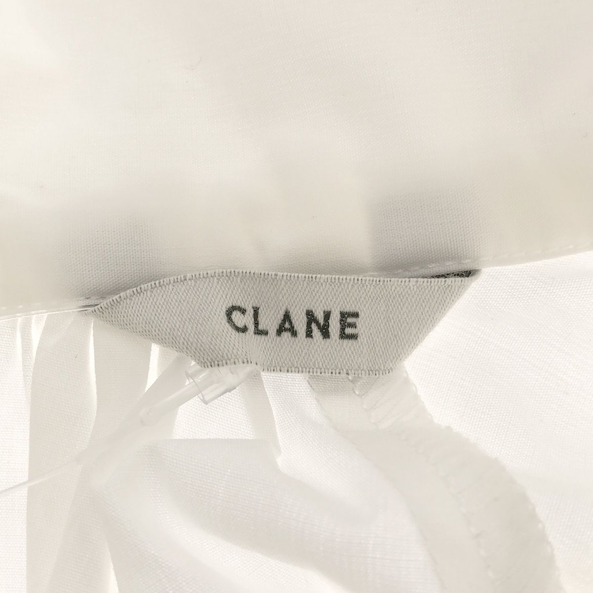 CLANE クラネ 24SS UP NECK BALLON TOPS バルーンシャツブラウス 19122