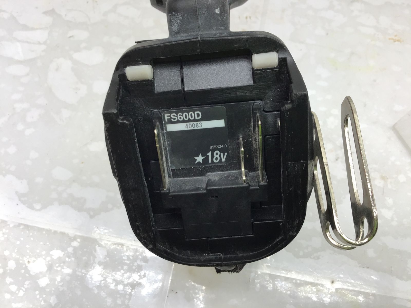 充電式スクリュードライバ 黒