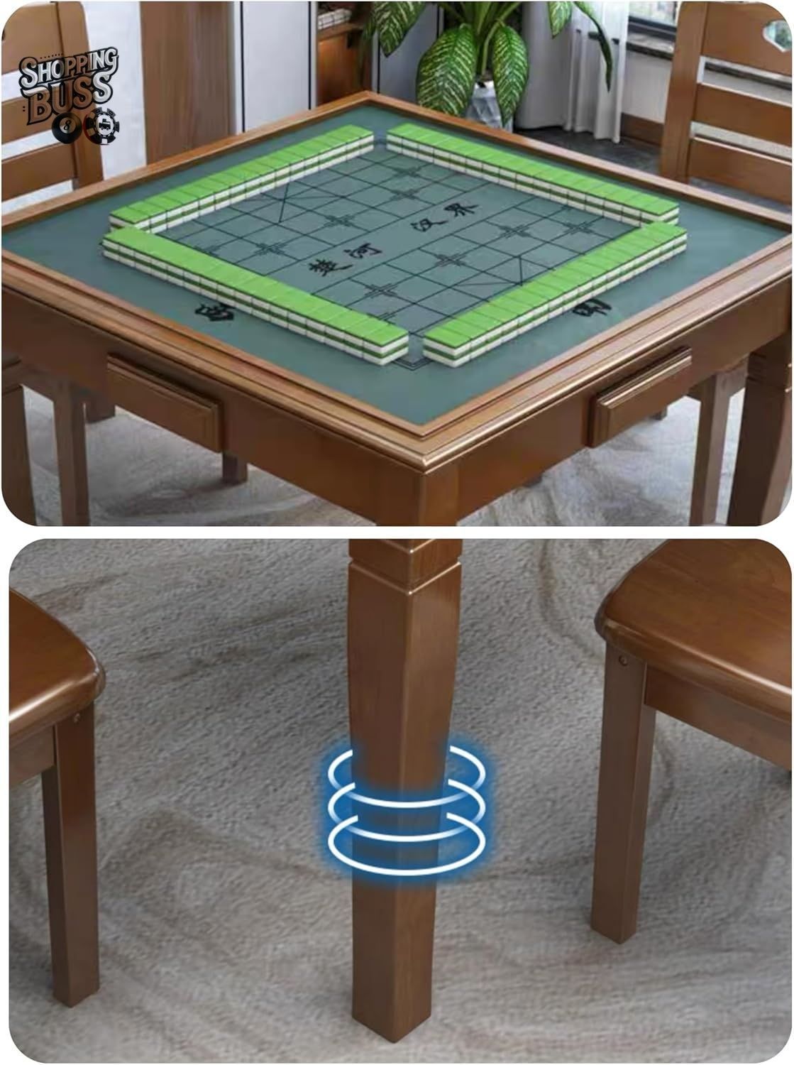 家庭用ボードゲーム麻雀卓 安定性