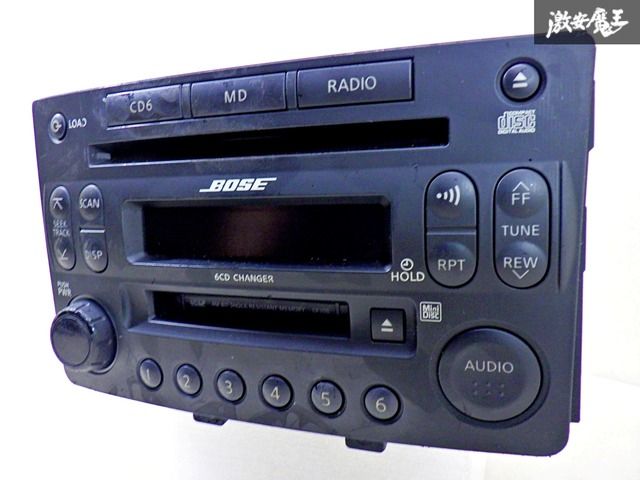 実働外し】日産 純正 フェアレディZ Z33 BOSE ボーズ 6連CD