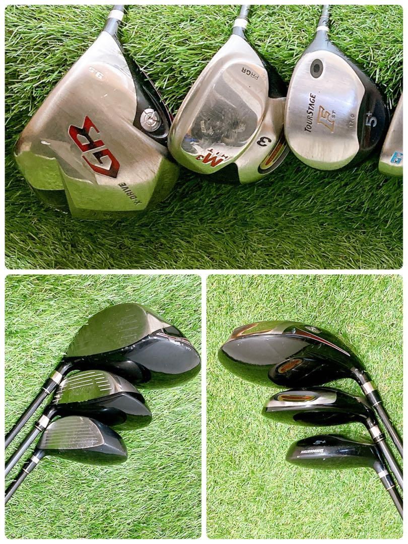 メンズ右利き初心者用　ツアーステージ　GR　ゴルフクラブセット K-1045