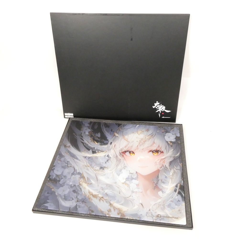 AXGamingPunk Taiji V2 Flower ゲーミングガラスマウスパッド 490×420×4mm FPS eスポーツ ゲーム HY1606