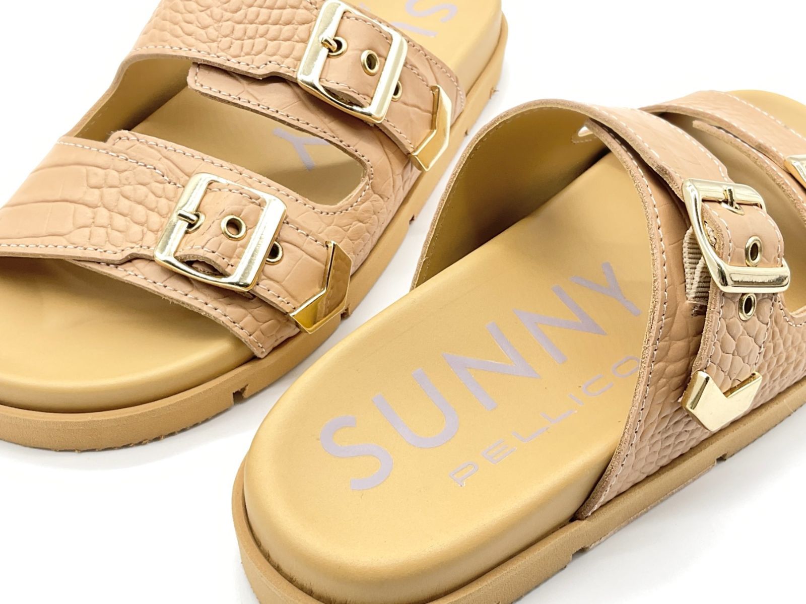 25【新品】PELLICO SUNNY コンフォートサンダル ベージュ お値引き交渉大歓迎】 新品 25cm PELLICO SUNNY ペリーコサニー