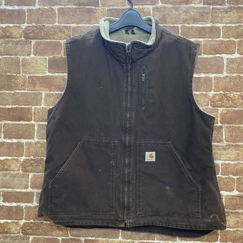 03w09698 Carhartt FOR WOMEN カーハート ベスト ブラウン サイズXL レディース アウター ストリート