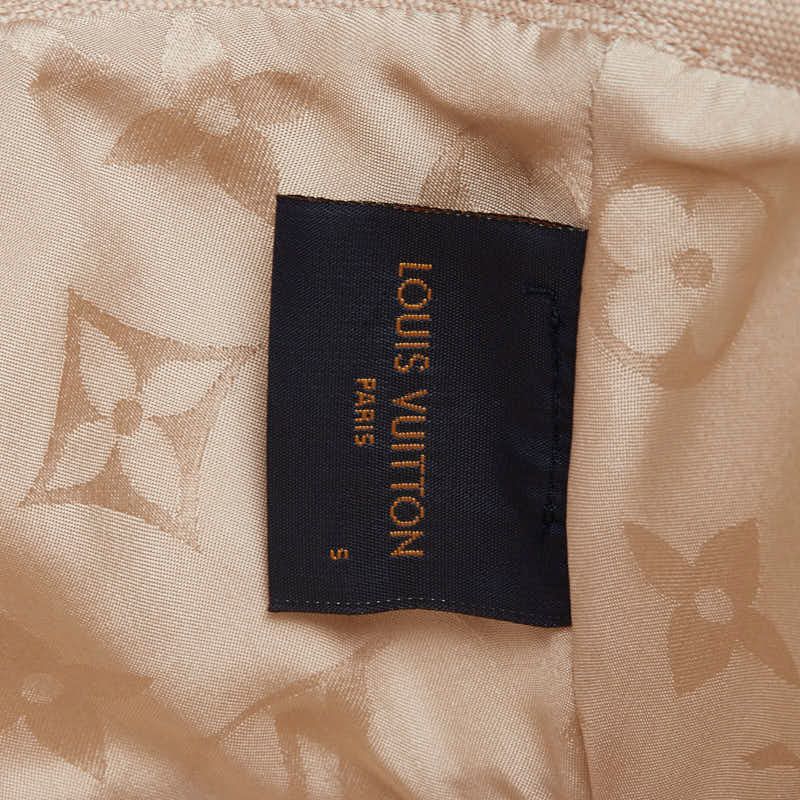 ルイ ヴィトン LVロゴ バケットハット サイズ：S M77574 ホワイト