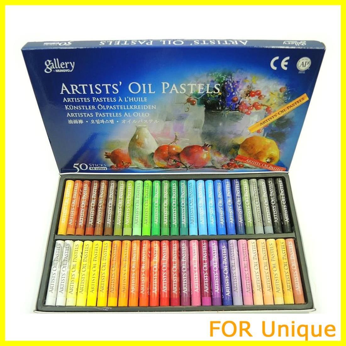 【新着商品】Gallery 画材 オイル パステル 48色 50本セット ARTIST'S OIL PASTELS めくるめく パステル の