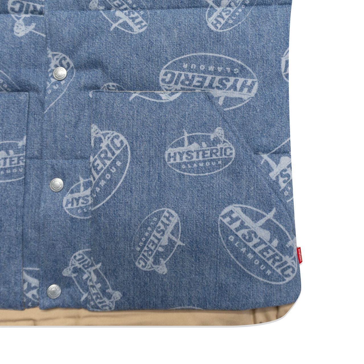 HYSTERIC GLAMOUR OVAL WOMAN デニムベスト XL OVAL WOMAN柄 デニムベスト|HYSTERIC GLAMOUR MEN | HYSTERIC GLAMOUR