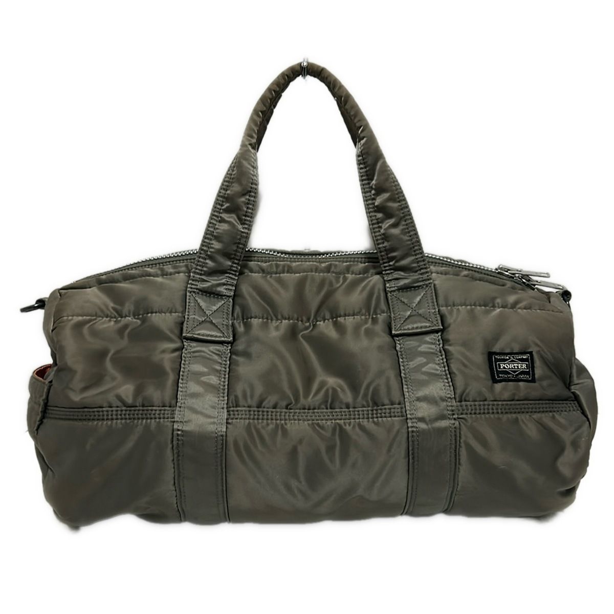 ポーター ボストンバッグ ☆美品☆ (値下げ) PORTER/吉田(ポーター) ボストンバッグ タンカー ダークグレー