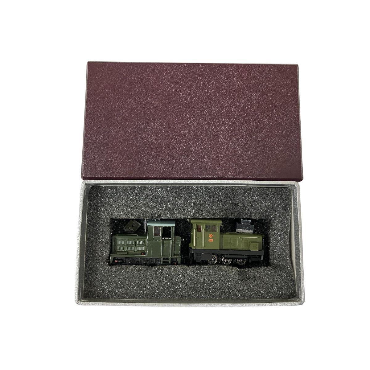 詳細不明 HOナロー 1|87 9mm 沼尻鉄道 DC12 ディーゼル機関車 2両セット 鉄道模型 ジャンク O10495135