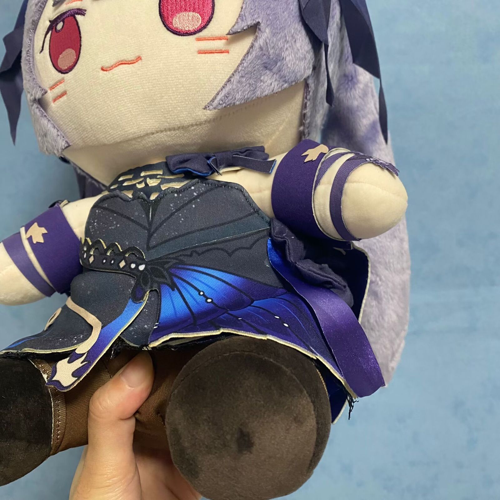 MengTuan製品】原神 刻晴 ぬいぐるみ 30cm 本体+衣装+出生証 お