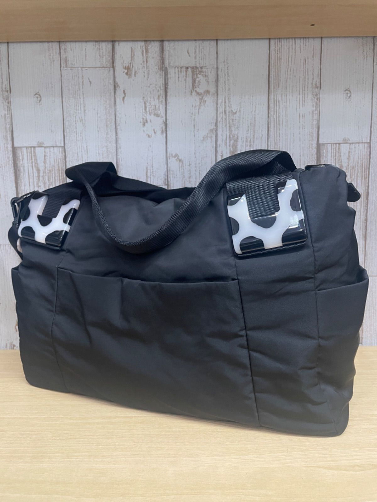 ear PAPILLONNER イアパピヨネ 樹脂パーツ トートバッグ M ブラック