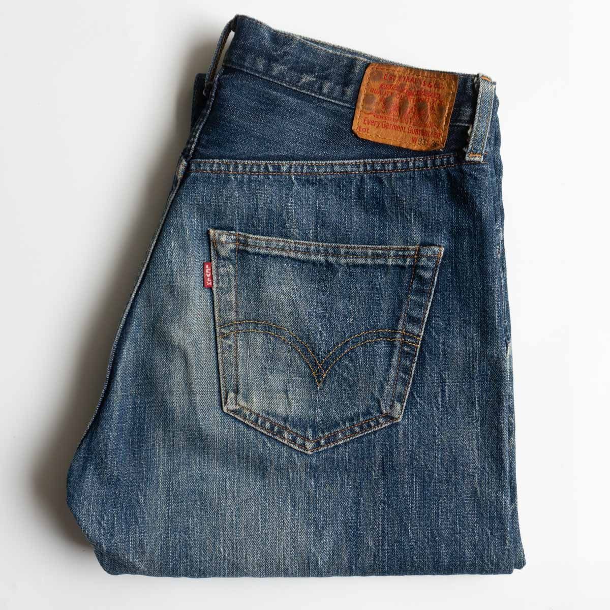 雰囲気抜群】 LEVI'S 【50S-XX ビッグE デニムパンツ 】33×36