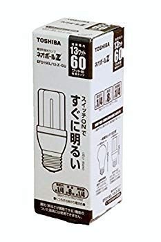 非常に良い】東芝 ネオボールZ 電球形蛍光ランプ 電球60ワット