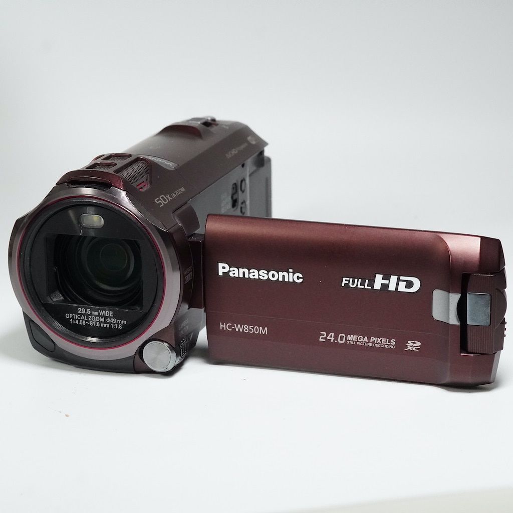 Panasonic パナソニック HC-W850M ブラウン 元箱 ビデオカメラ 動作OK 