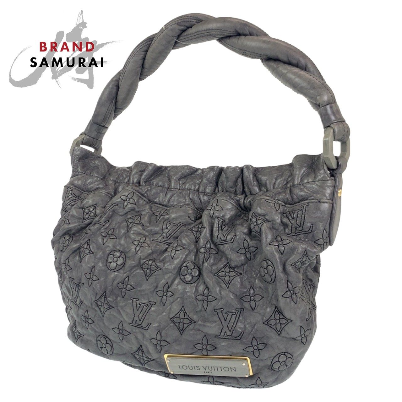 LOUIS VUITTON ショルダーバッグ オランプ ニンブス GM グレー 美品  