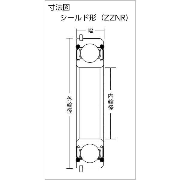 新品・7営業日以内発送】ＮＴＮ 6010ZZNR/2A Ａ小径小形ボールベアリング 止め輪付両側シールド 内径５０ｍｍ外径８０ｍｍ幅１６ｍｍ  6010ZZNR/2A 224-8476 小径小形ボールベアリング【沖縄離島販売不可】 - メルカリ