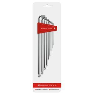 クーポン配布中-スーパー 対象 PB SWISS TOOLS 2212LH-10CN ショートヘッド ロングボール六角レンチセット