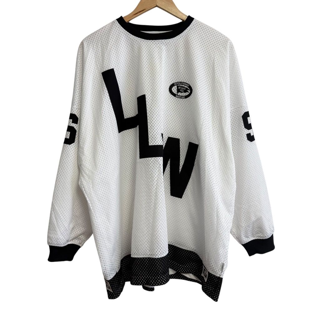 美品 22AW WTAPS ダブルタップス NETMINDER LS POLY.LLW ロゴ ワッペン
