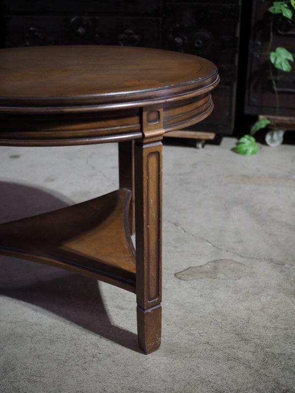 マルニ木工 丸テーブル 昭和中期 古録展 品番F45061 MARWIL-DEMENAGEMENTS_CH