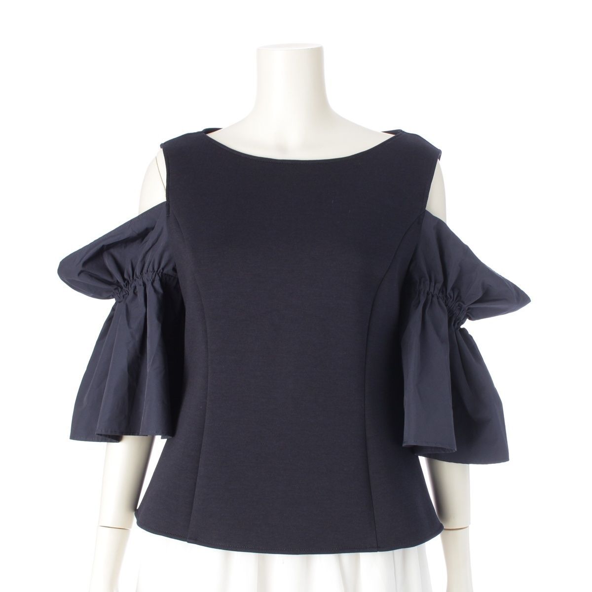 フォクシー キャンドルトップ フリル フ トップス 45227 ネイビー 2