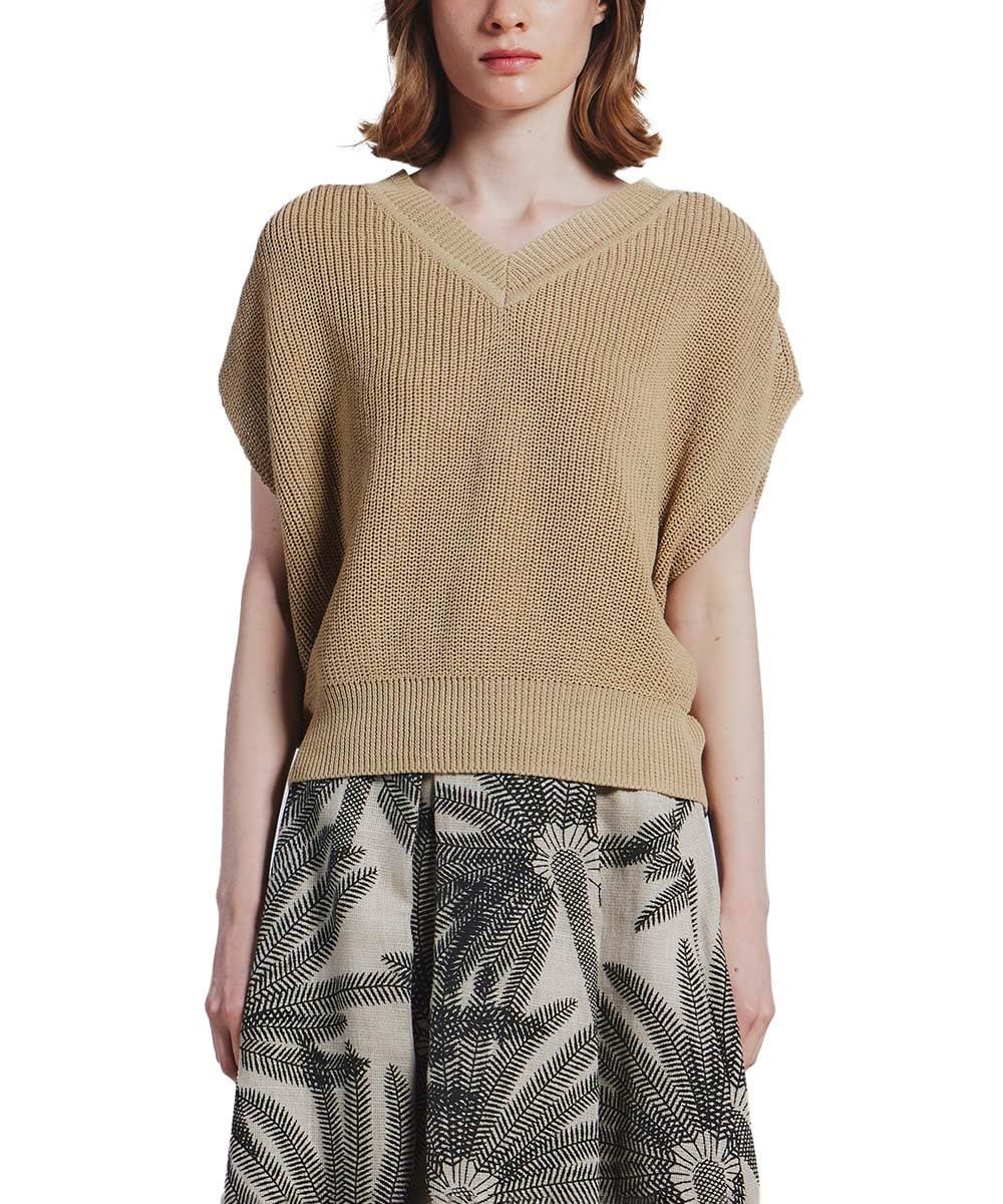 ダブルスタンダードクロージング ☆ニットカーデベスト ダブスタFOX