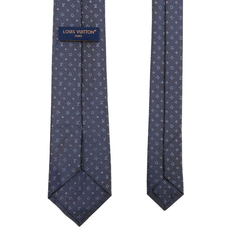 ルイヴィトンジャパン正規品モノグラム ネクタイ8cm ブルー ルイヴィトン 新品】ルイヴィトン LOUIS VUITTON ネクタイ・モノグラム クラシック