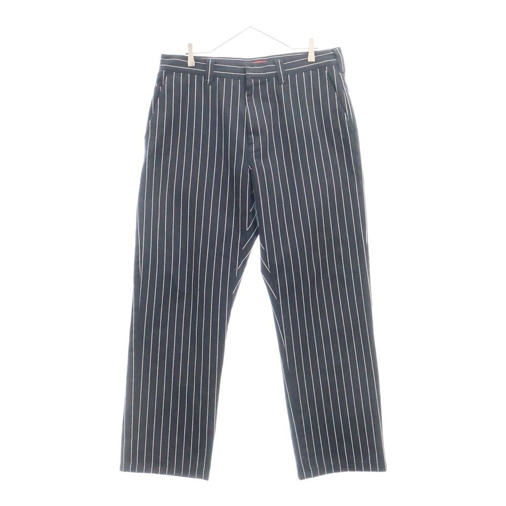 SUPREME シュプリーム 21SS Work Pant ストライプ総柄 ノータック ワーク チノ パンツ ベージュ SUPREME (シュプリーム) 21SS Work Pant ストライプ総柄 ノータック